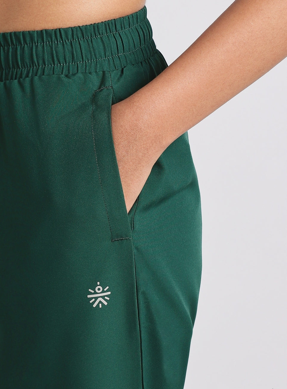 Women's Dark Green After Dark Running Trackpants