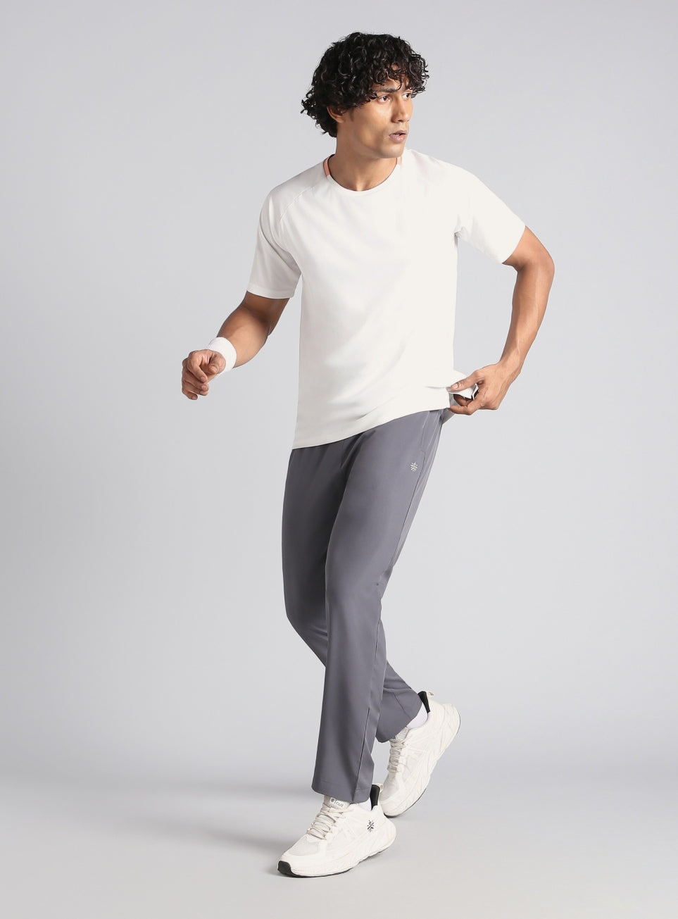Men's Dark Grey After Dark Running Trackpants