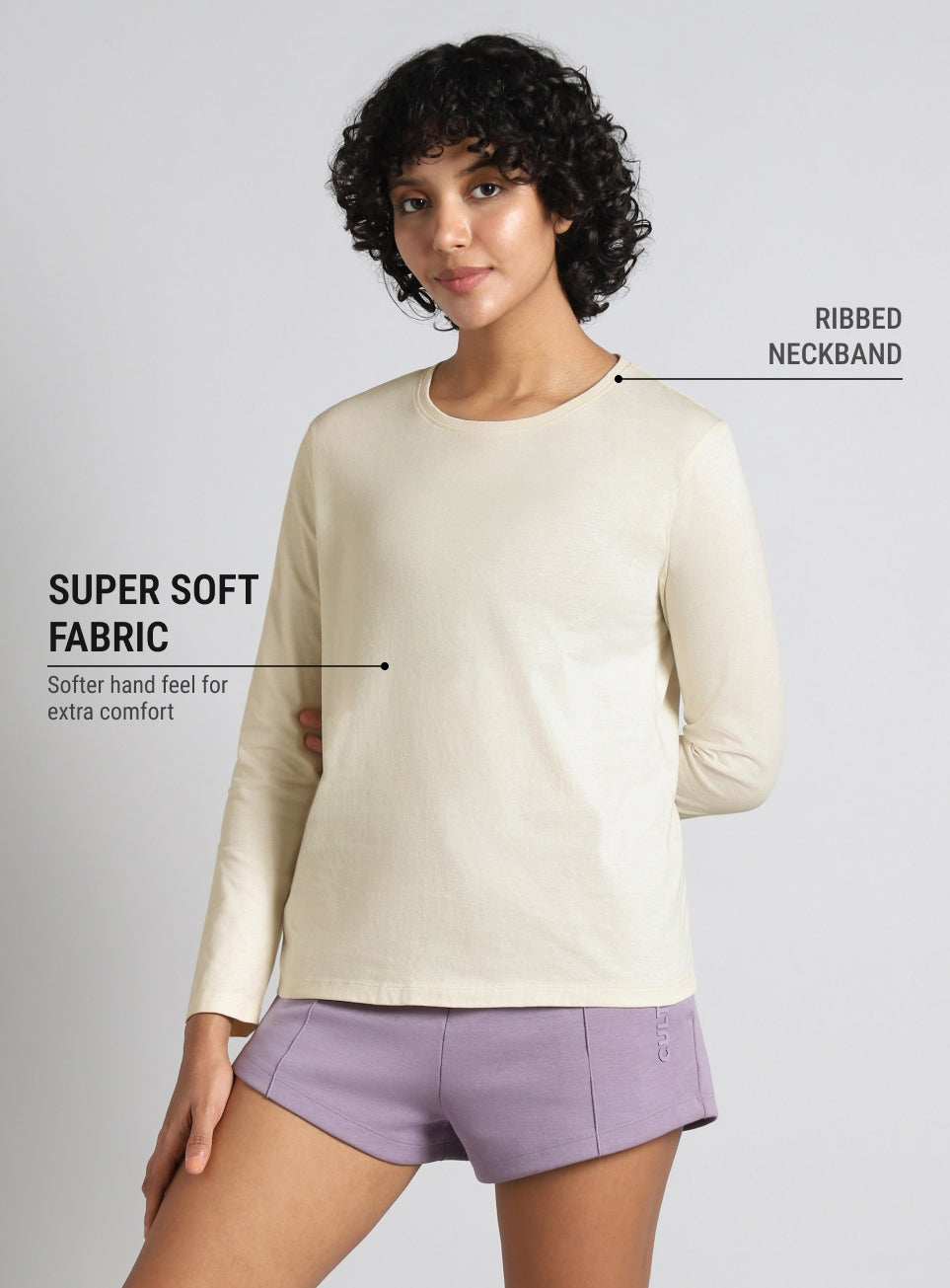 Women's Cult Essential Cotton Pack of 2 Full Sleeve T-Shirts