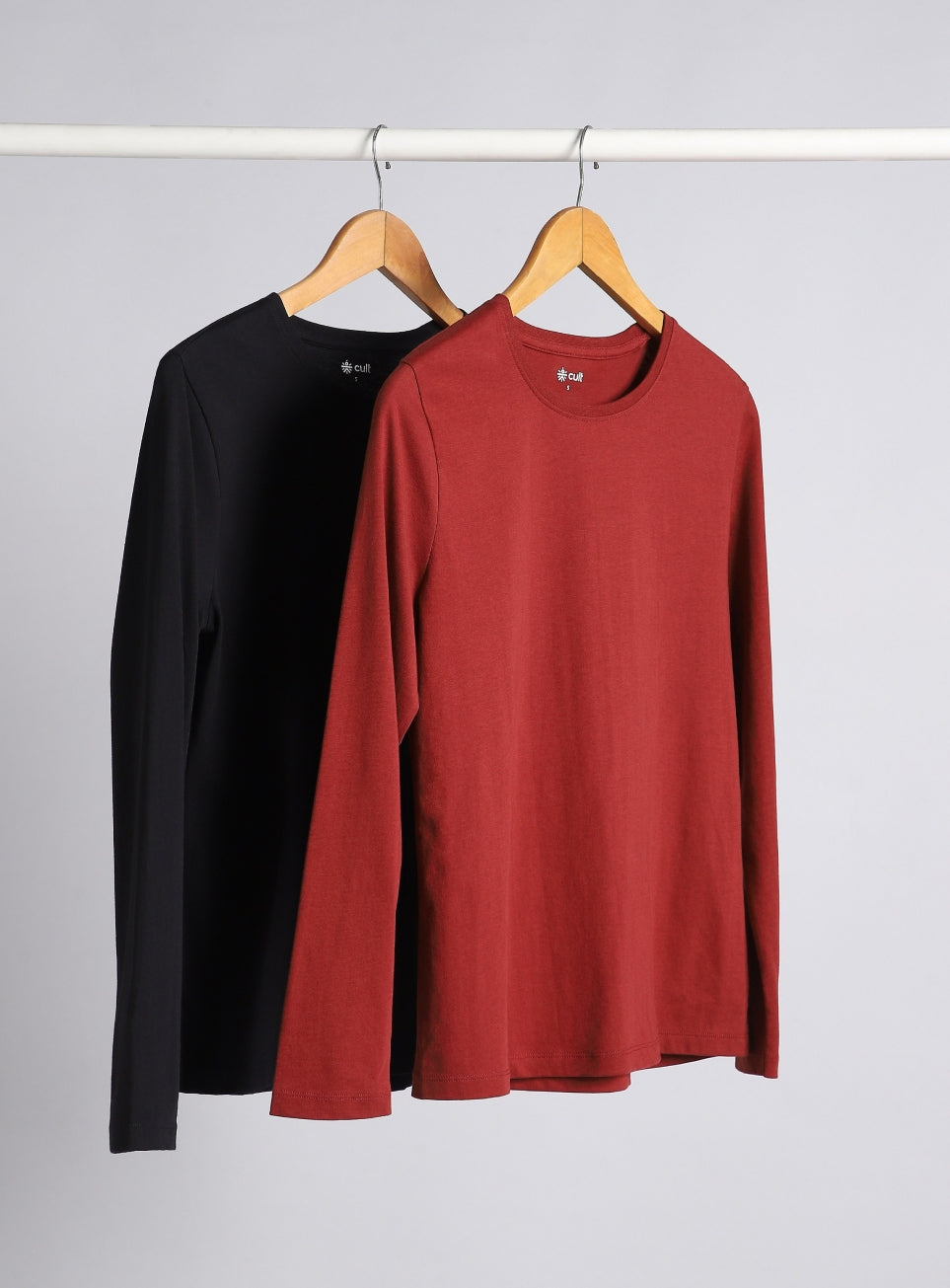 Women's Cult Essential Cotton Pack of 2 Full Sleeve T-shirts