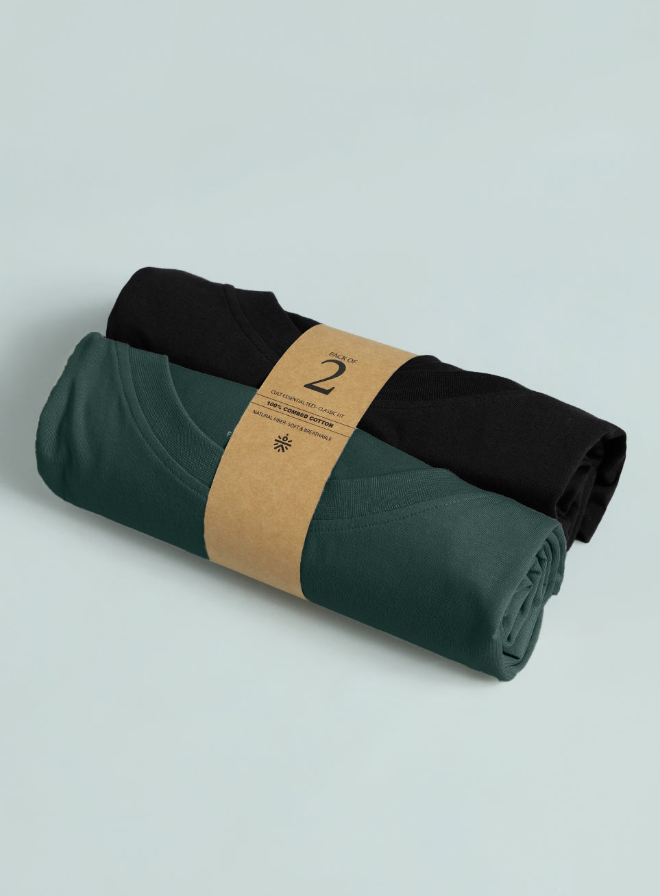 Men's Cult Essential Cotton Pack of 2 Full Sleeve T-shirts
