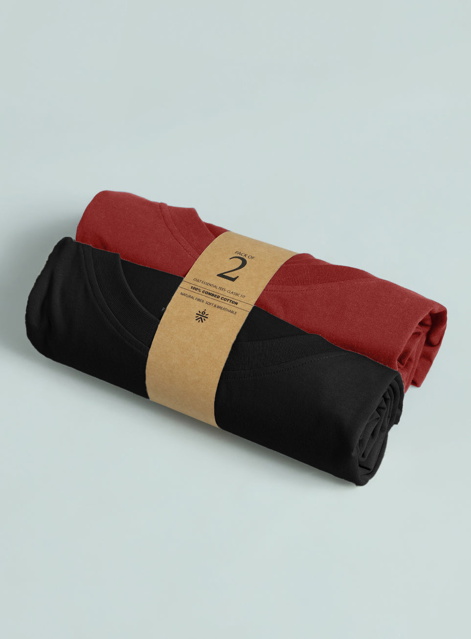 Men's Cult Essential Cotton Pack of 2 Full Sleeve T-shirts