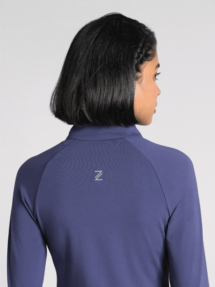 Women's Blue Performance Training Essential Jacket