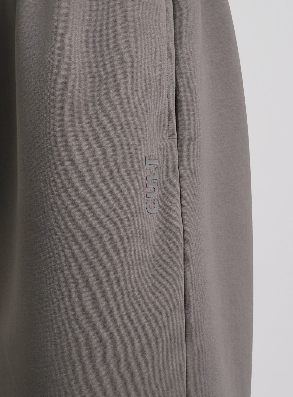 Men's Grey Luxe Fleece Comfort Relaxed Fit Joggers
