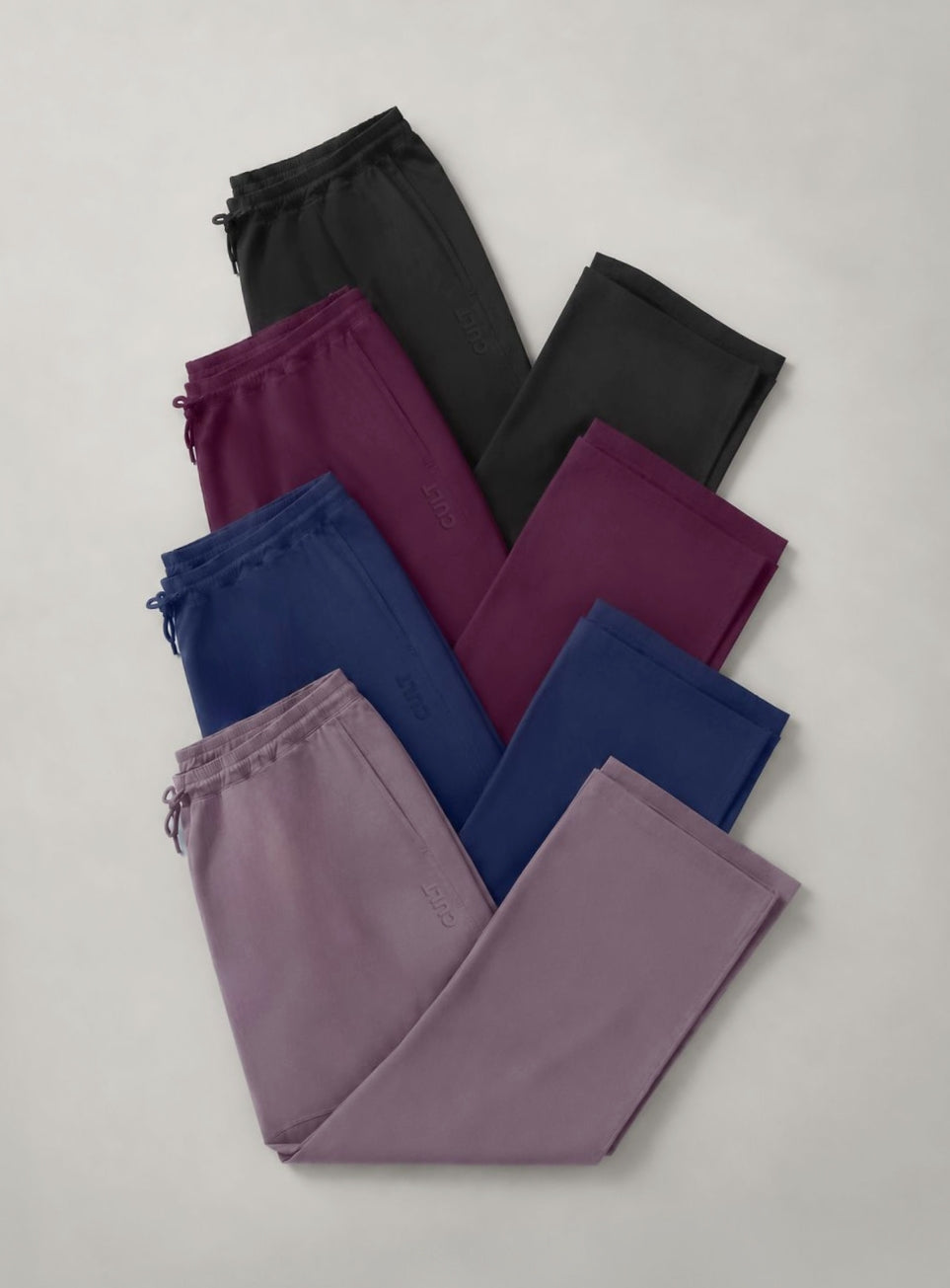 Men's Black Luxe Fleece Relaxed Fit Trackpants