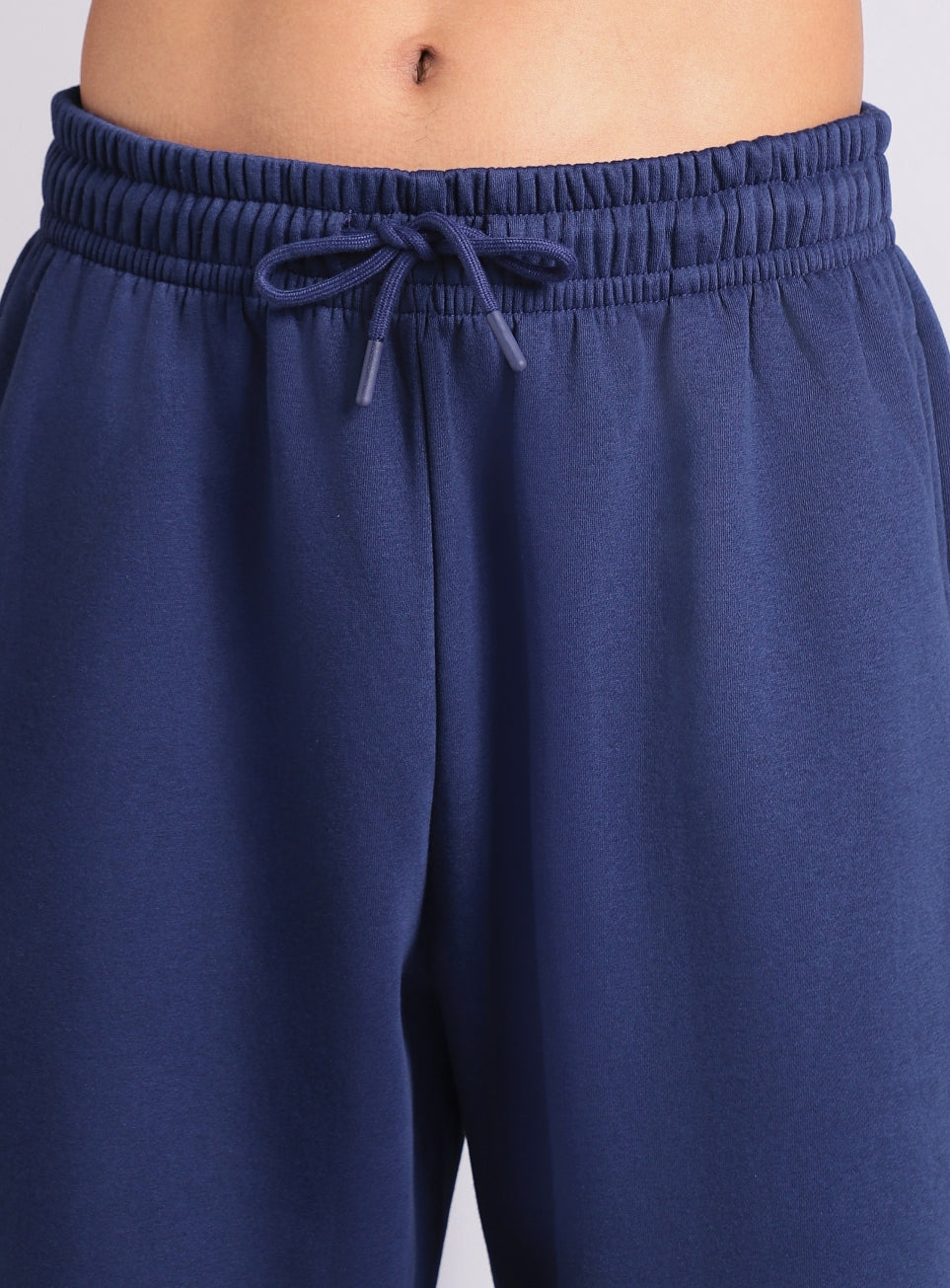Men's Navy Luxe Fleece Relaxed Fit Trackpants
