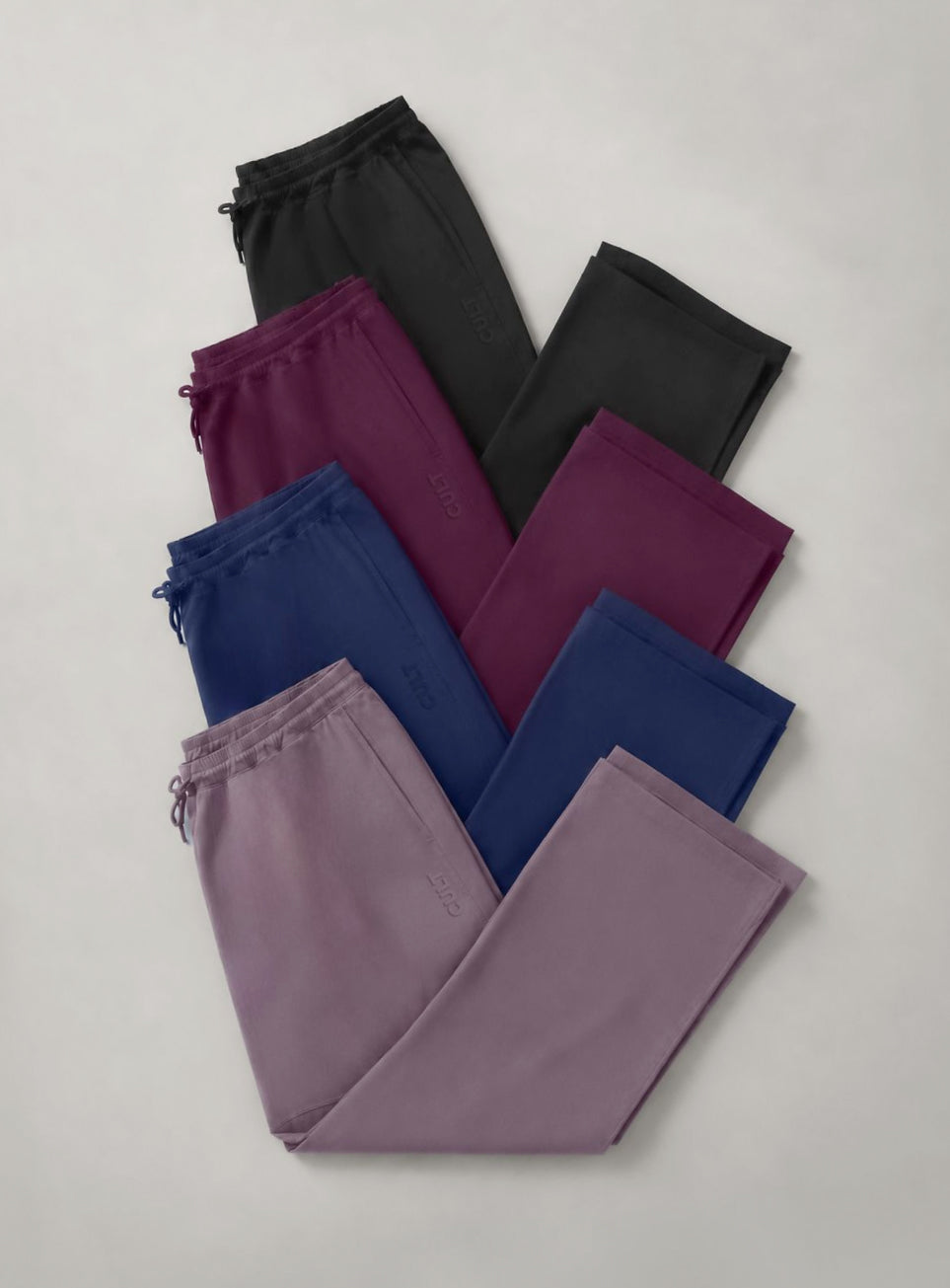 Men's Navy Luxe Fleece Relaxed Fit Trackpants