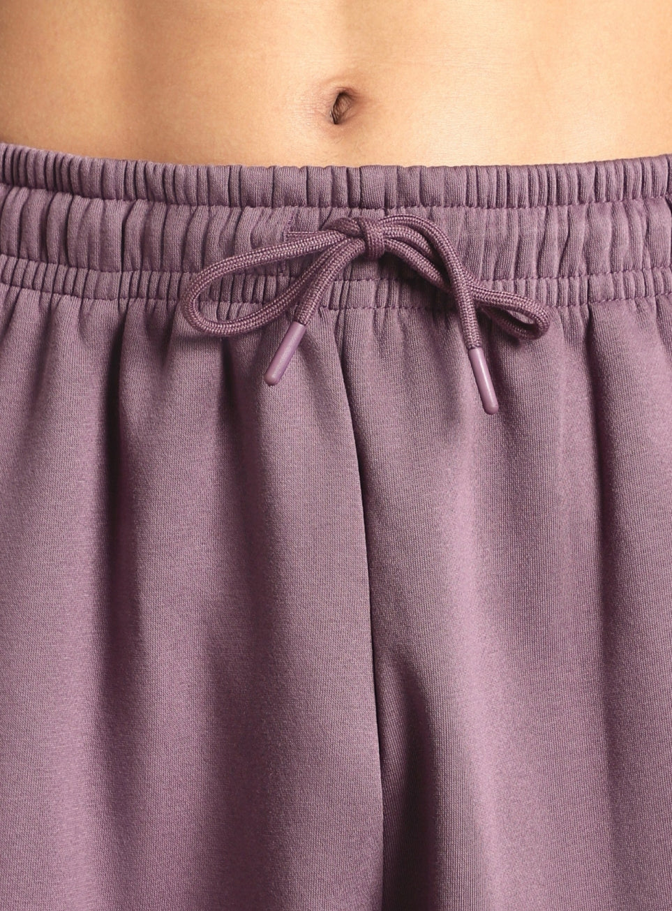Men's Purple Luxe Fleece Relaxed Fit Trackpants