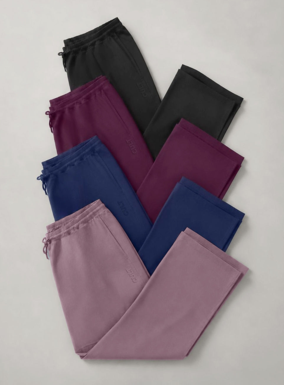 Men's Purple Luxe Fleece Relaxed Fit Trackpants