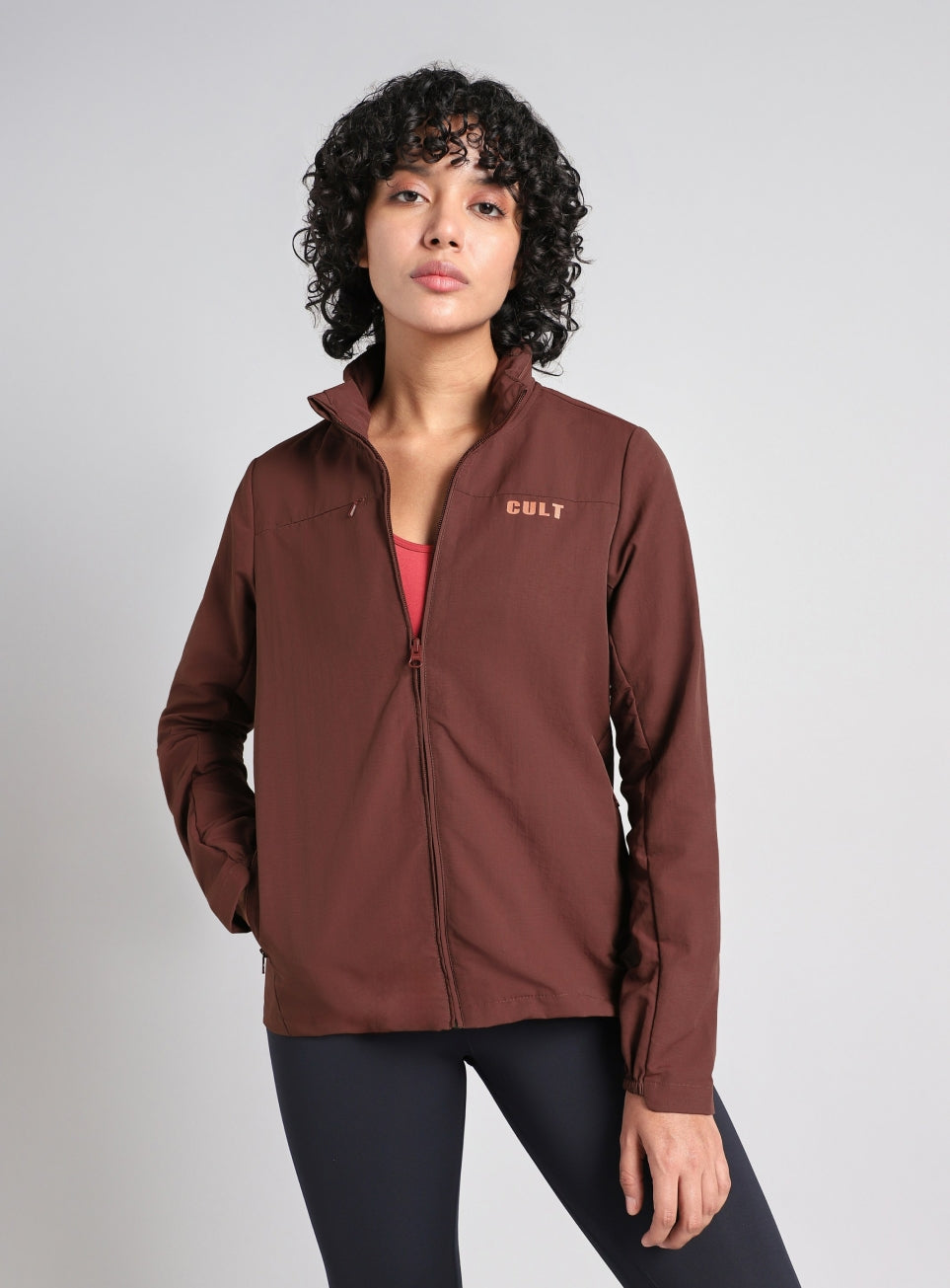 Women's Brown Trail Blaze Outdoor Travel Jacket