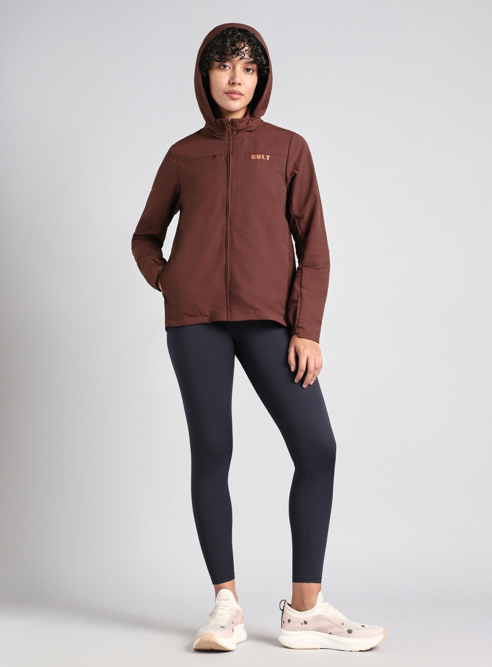 Women's Brown Trail Blaze Outdoor Travel Jacket