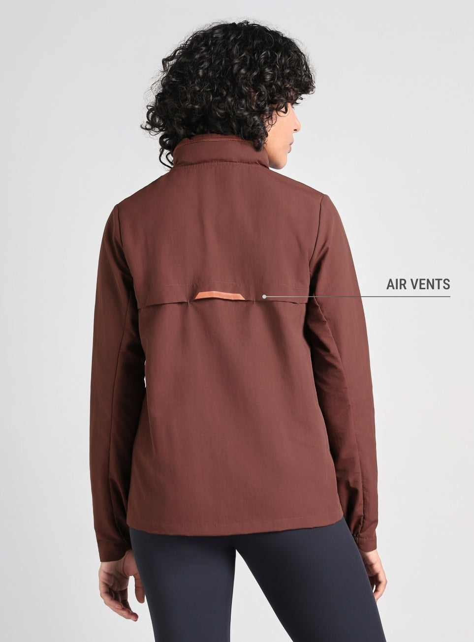 Women's Brown Trail Blaze Outdoor Travel Jacket