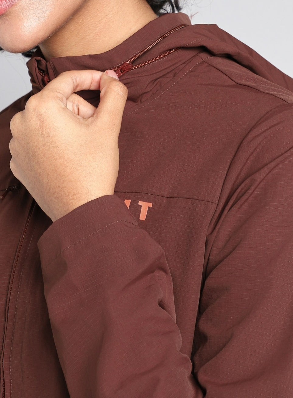 Women's Brown Trail Blaze Outdoor Travel Jacket