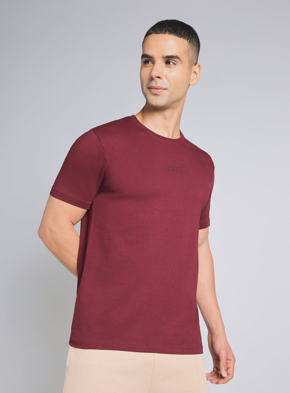 Men's Maroon Soft Form Classic T-shirt