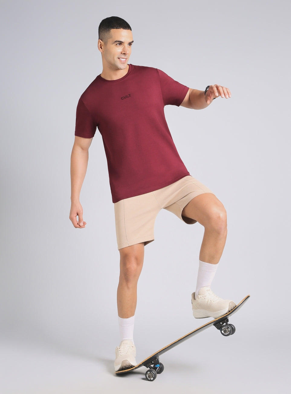 Men's Maroon Soft Form Classic T-shirt