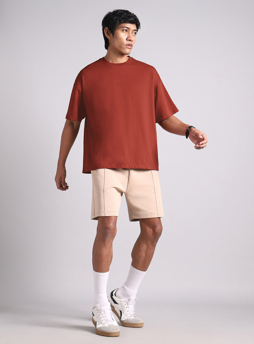 Men's Rust Soft Form Oversized T-shirt