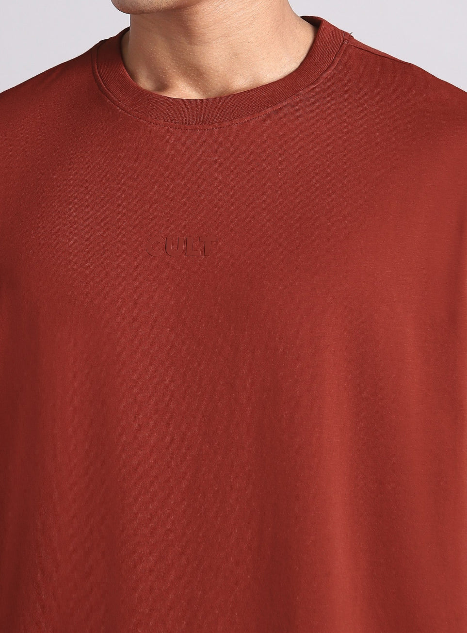 Men's Rust Soft Form Oversized T-shirt