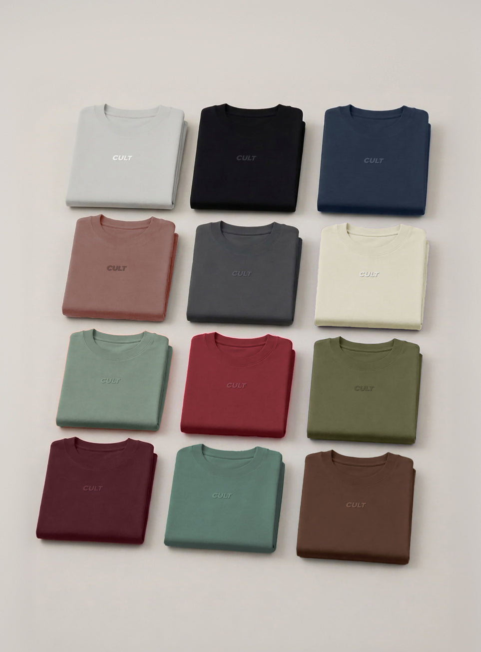 Men's Rust Soft Form Oversized T-shirt