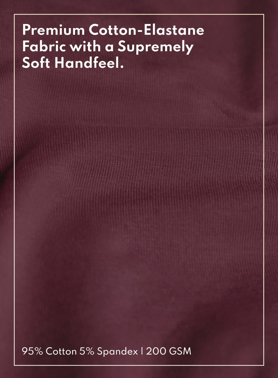 Men's Maroon Soft Form Oversized T-shirt