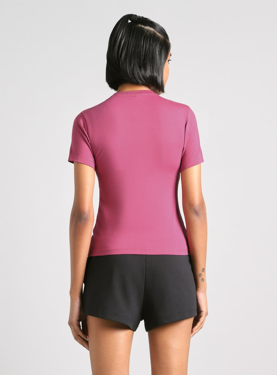Women's Pink Soft Form Snug T-shirt