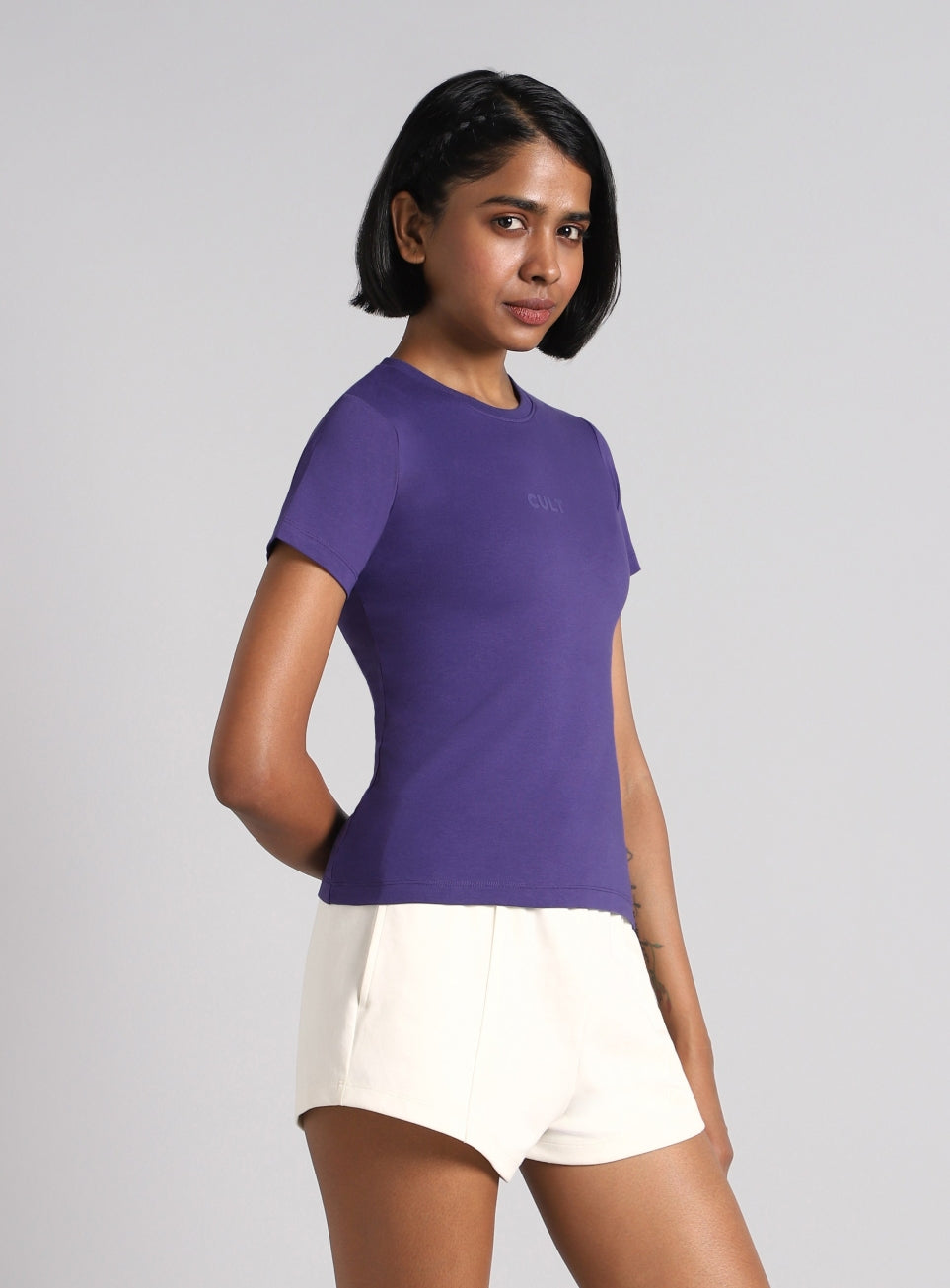 Women's Purple Soft Form Snug T-shirt