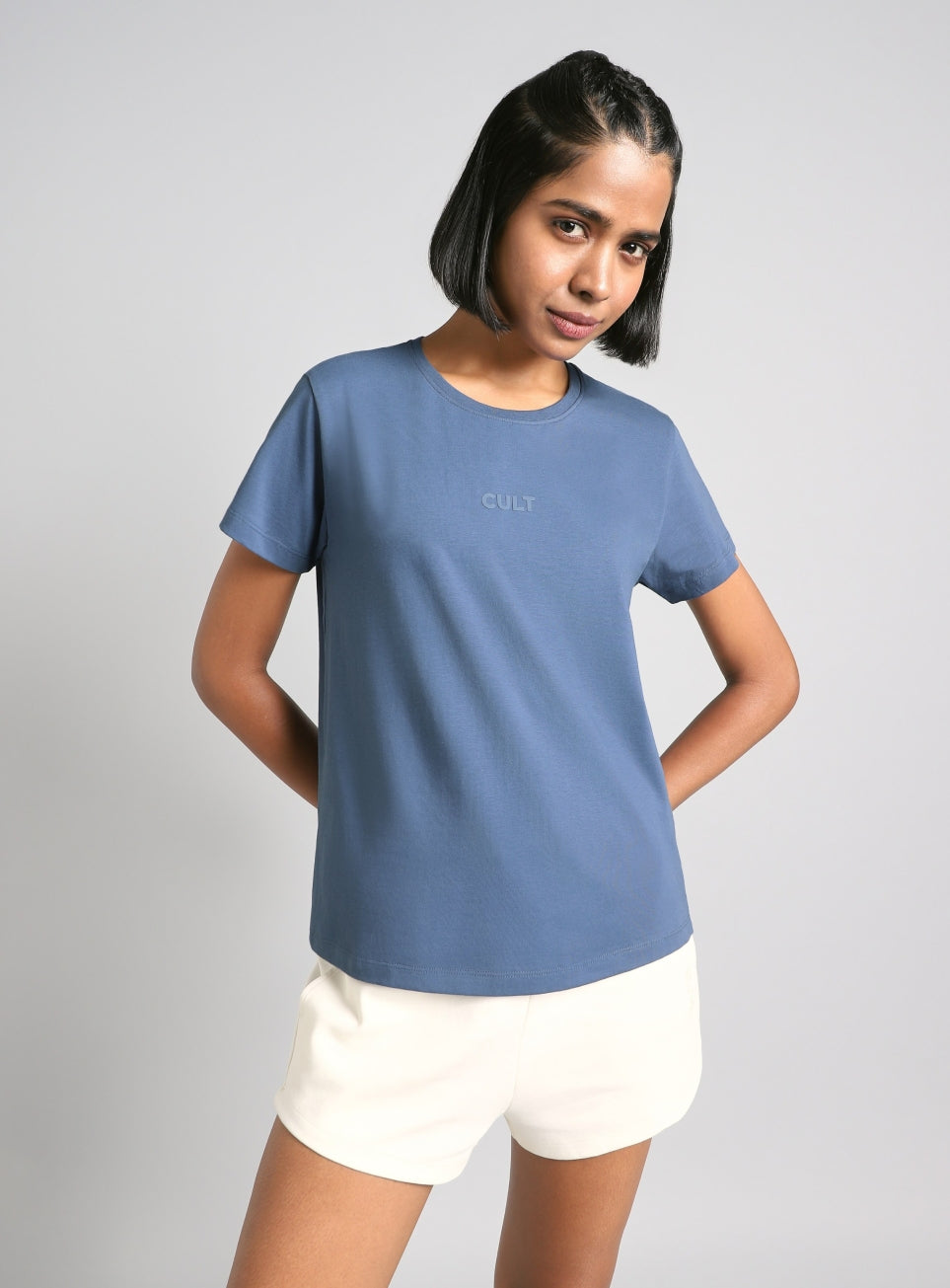 Women's Blue Soft Form Classic T-shirt