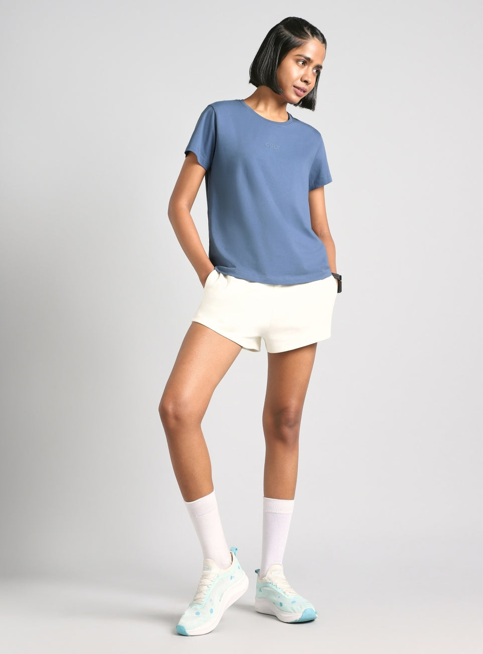 Women's Blue Soft Form Classic T-shirt