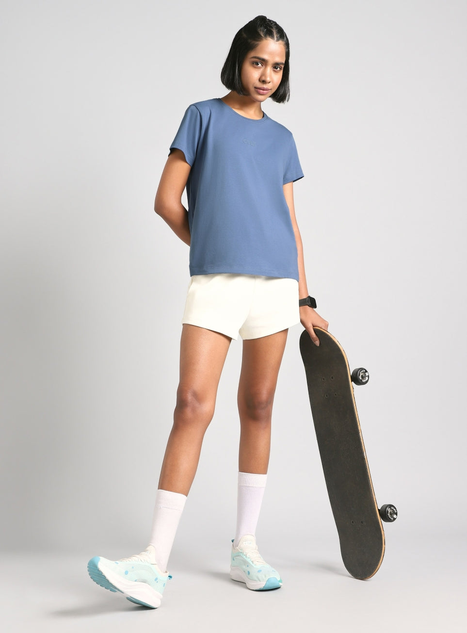 Women's Blue Soft Form Classic T-shirt