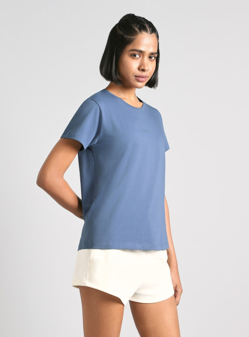 Women's Blue Soft Form Classic T-shirt