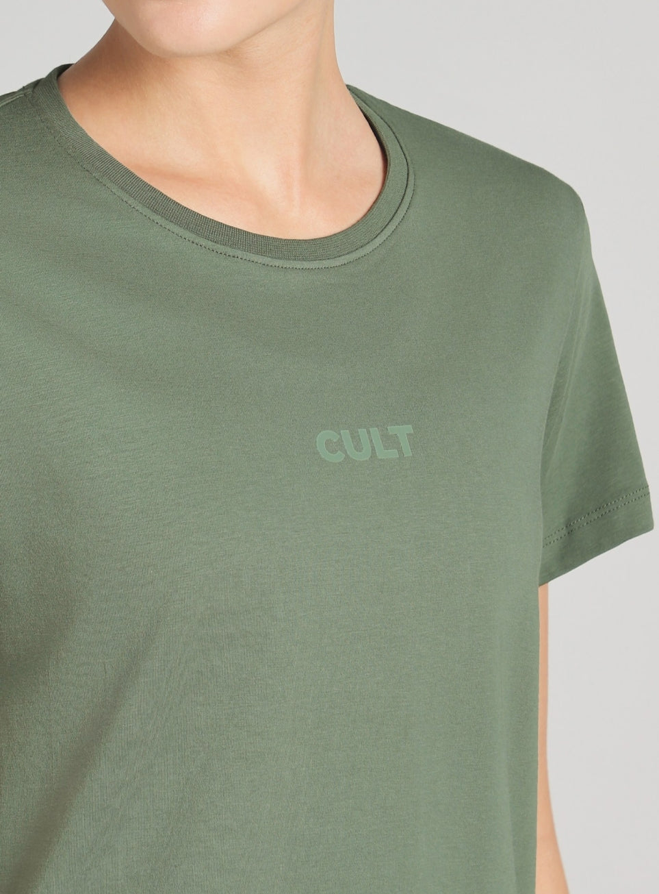 Women's Green Soft Form Classic T-shirt