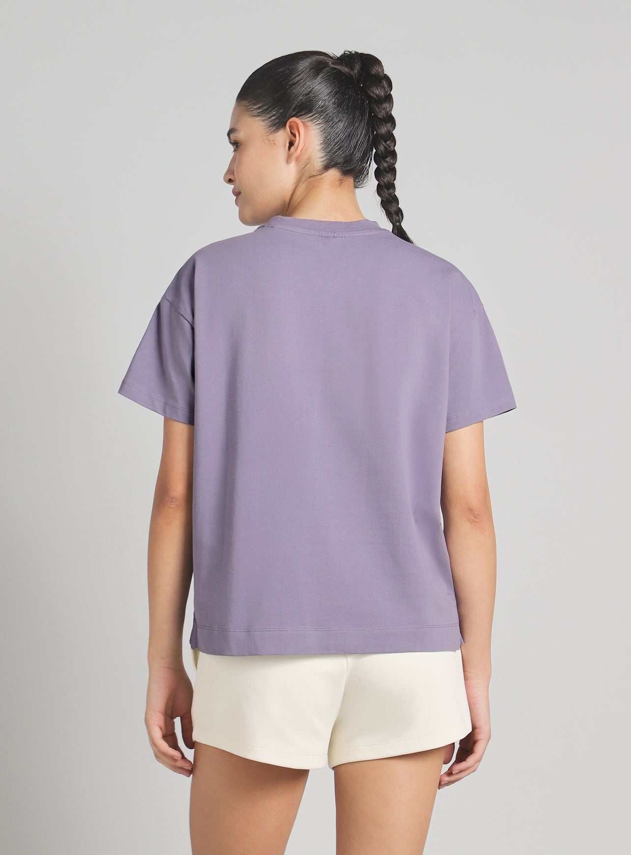 Women's Dark Grey Soft Form Easy Fit Everyday T-shirt