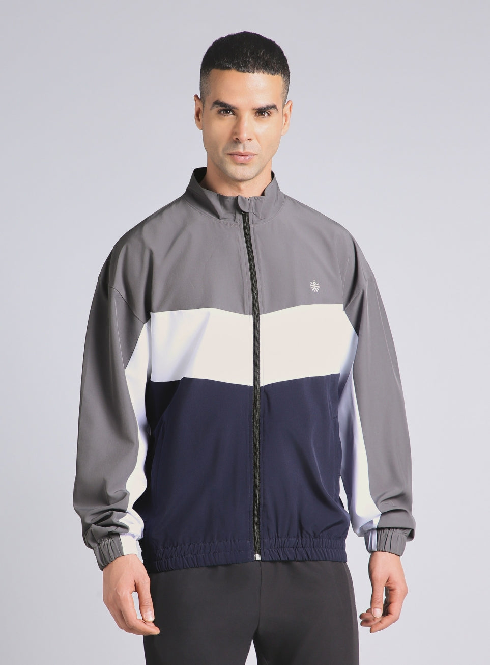 Men's Multicolour Training Relaxed Fit Layering Jacket