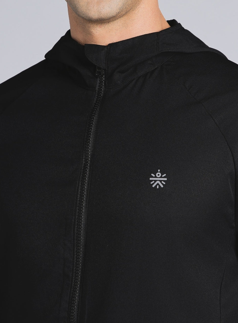 Men's Black Daily Pace Packable Windbreaker Jacket