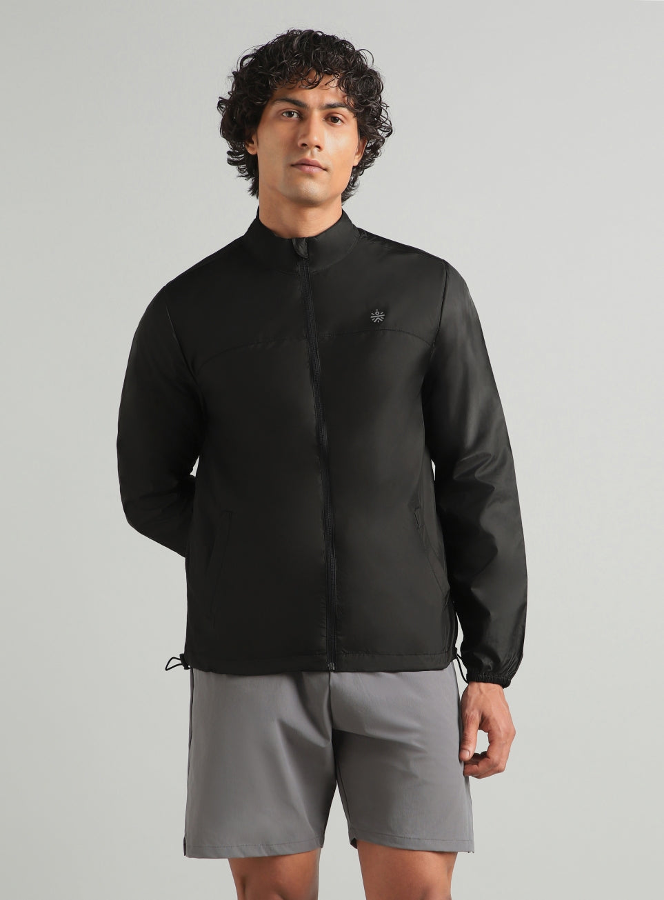 Men's Black Everyday Run Packable Windbreaker Jacket