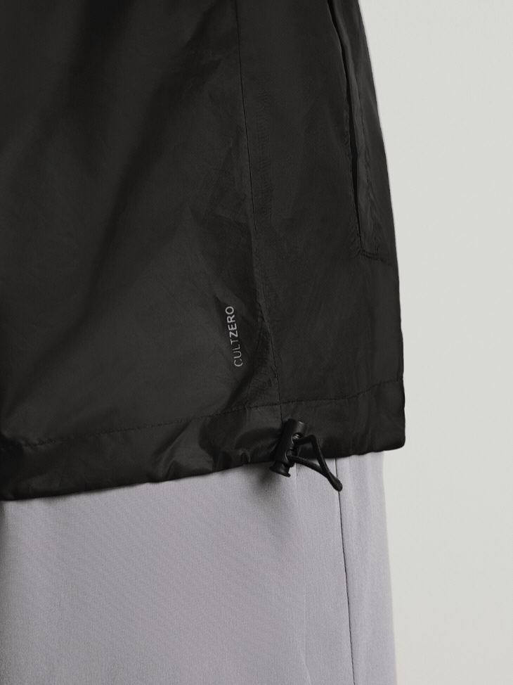 Men's Black Everyday Run Packable Windbreaker Jacket