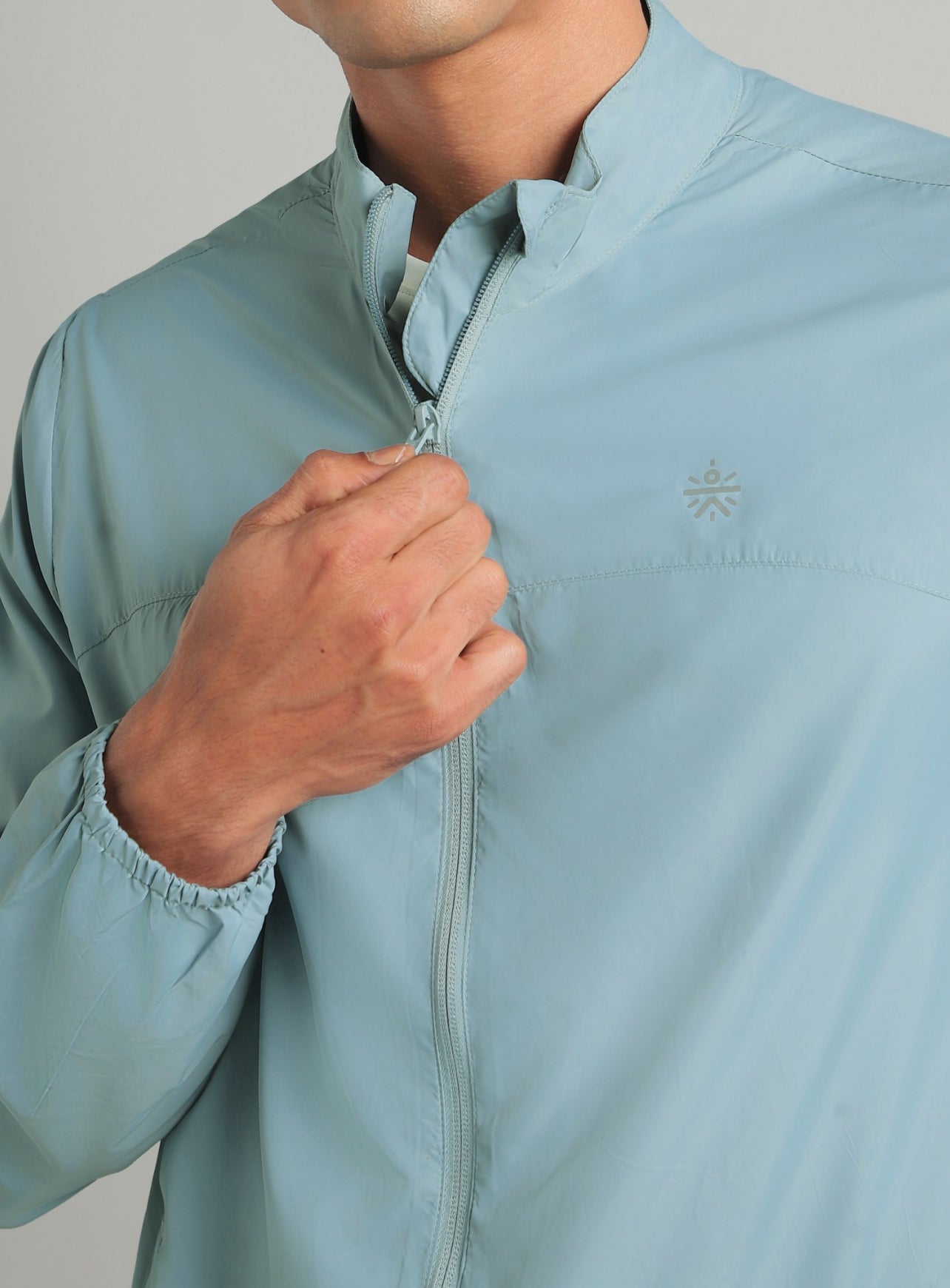 Men's Blue Everyday Run Packable Windbreaker Jacket