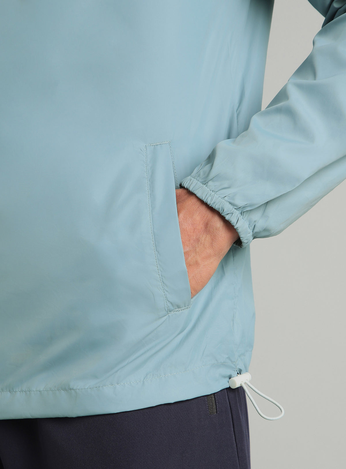 Men's Blue Everyday Run Packable Windbreaker Jacket