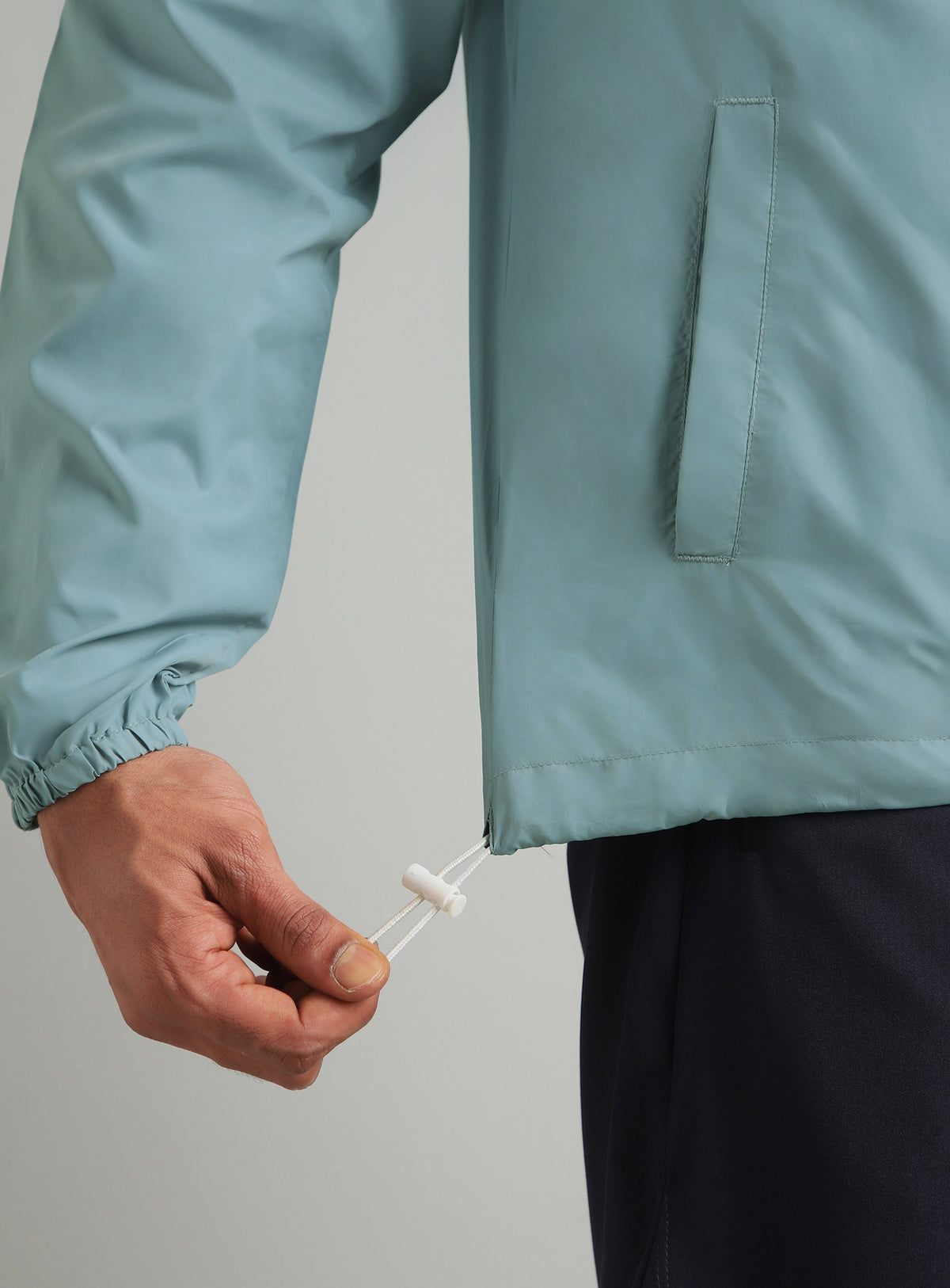 Men's Blue Everyday Run Packable Windbreaker Jacket