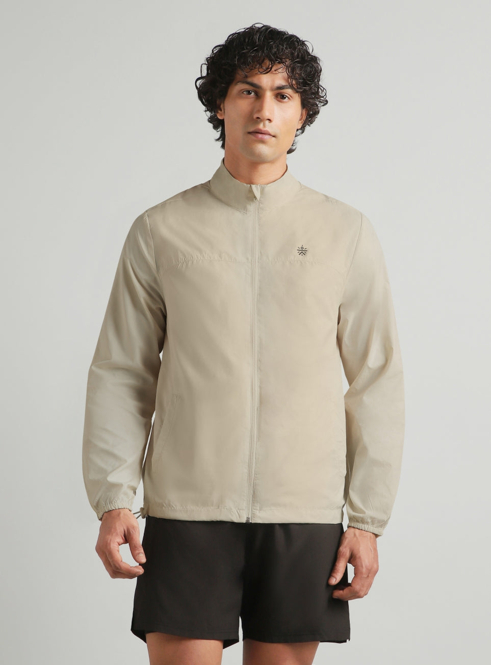 Men's Off White Everyday Run Packable Windbreaker Jacket
