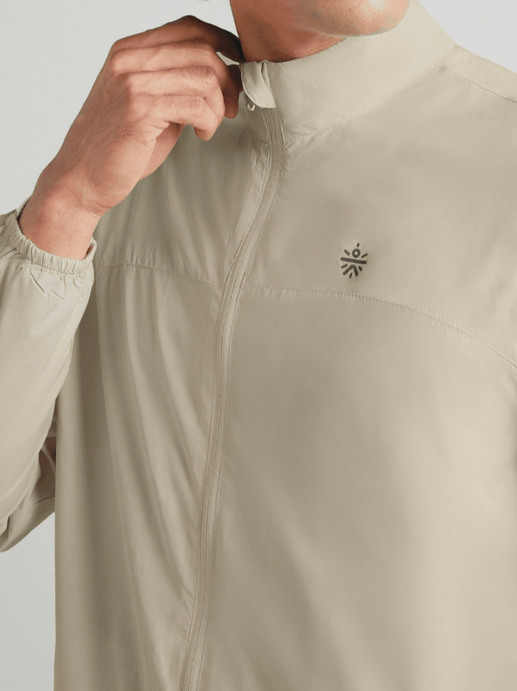 Men's Off White Everyday Run Packable Windbreaker Jacket