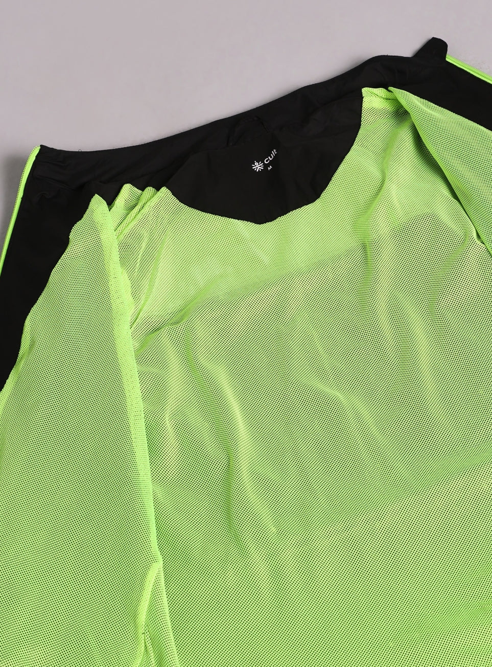 Men’s Black Reflective panel wind Breaker Running Jacket