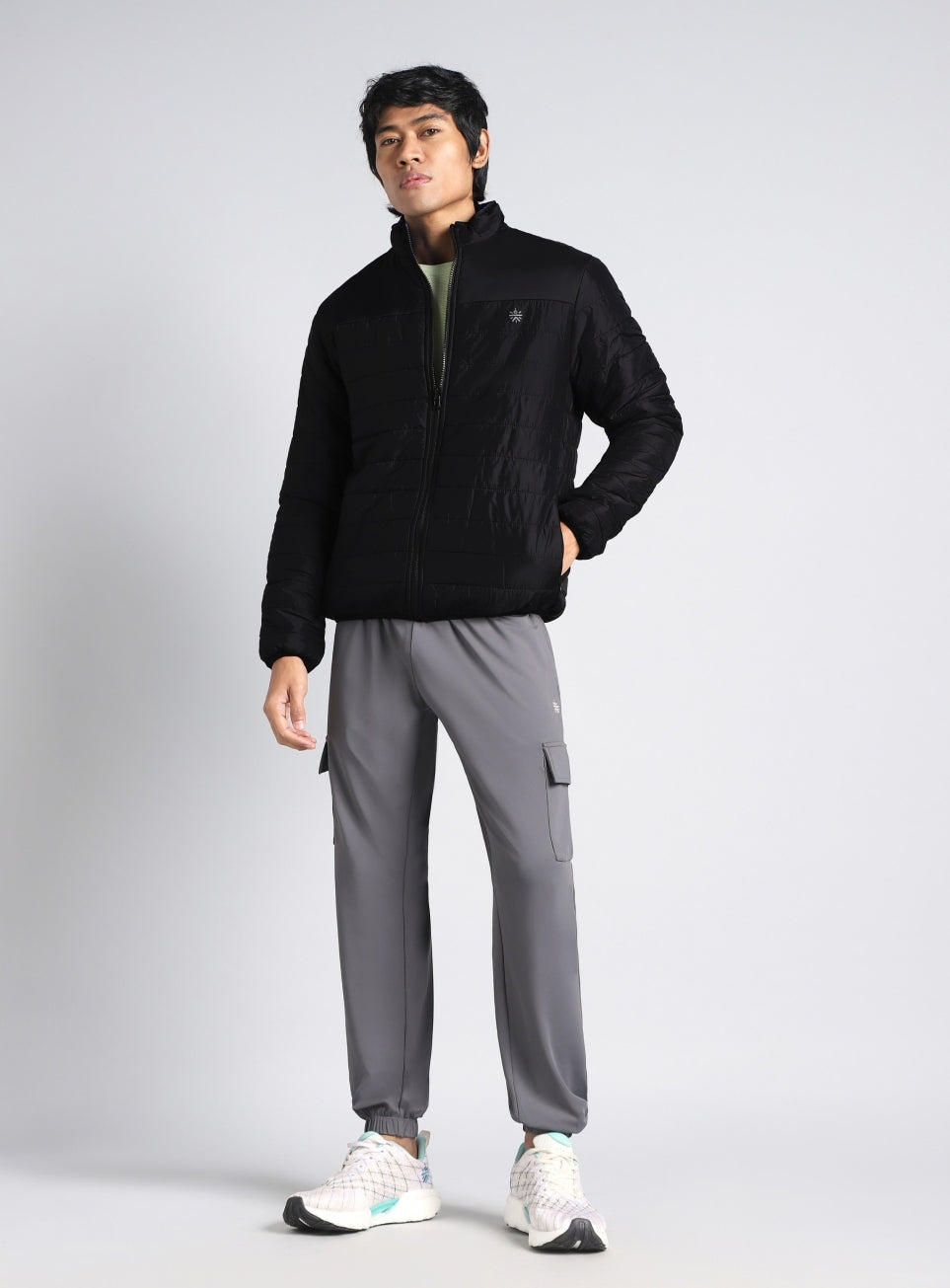 Men's Multicolor Performance Reversible Puffer Jacket