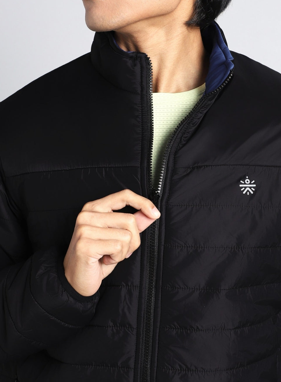 Men's Multicolor Performance Reversible Puffer Jacket