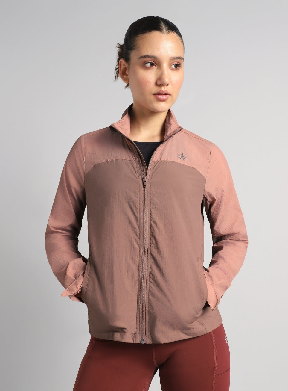 Women's Running Packable Hoodie Windcheater Jacket