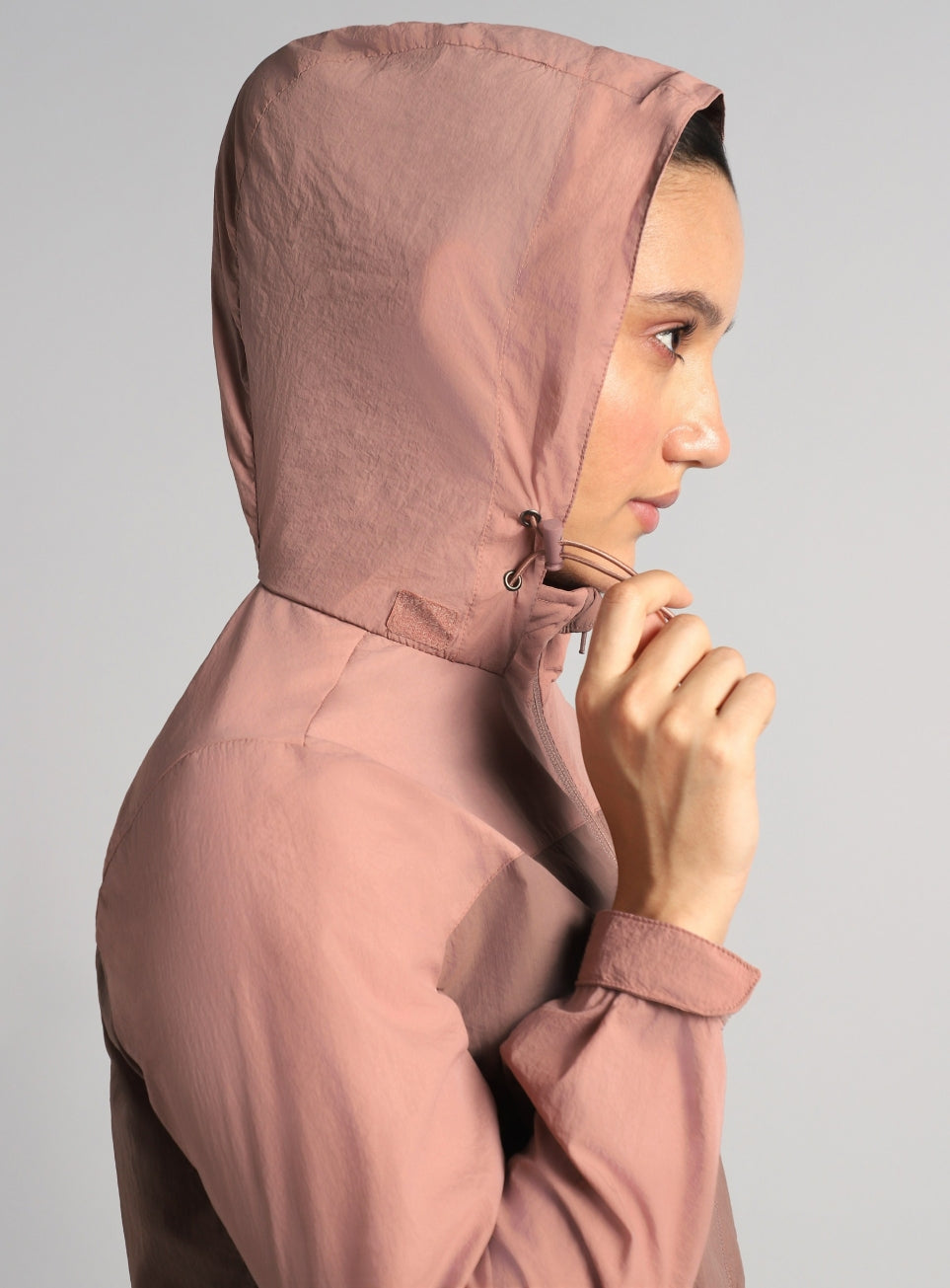 Women's Running Packable Hoodie Windcheater Jacket