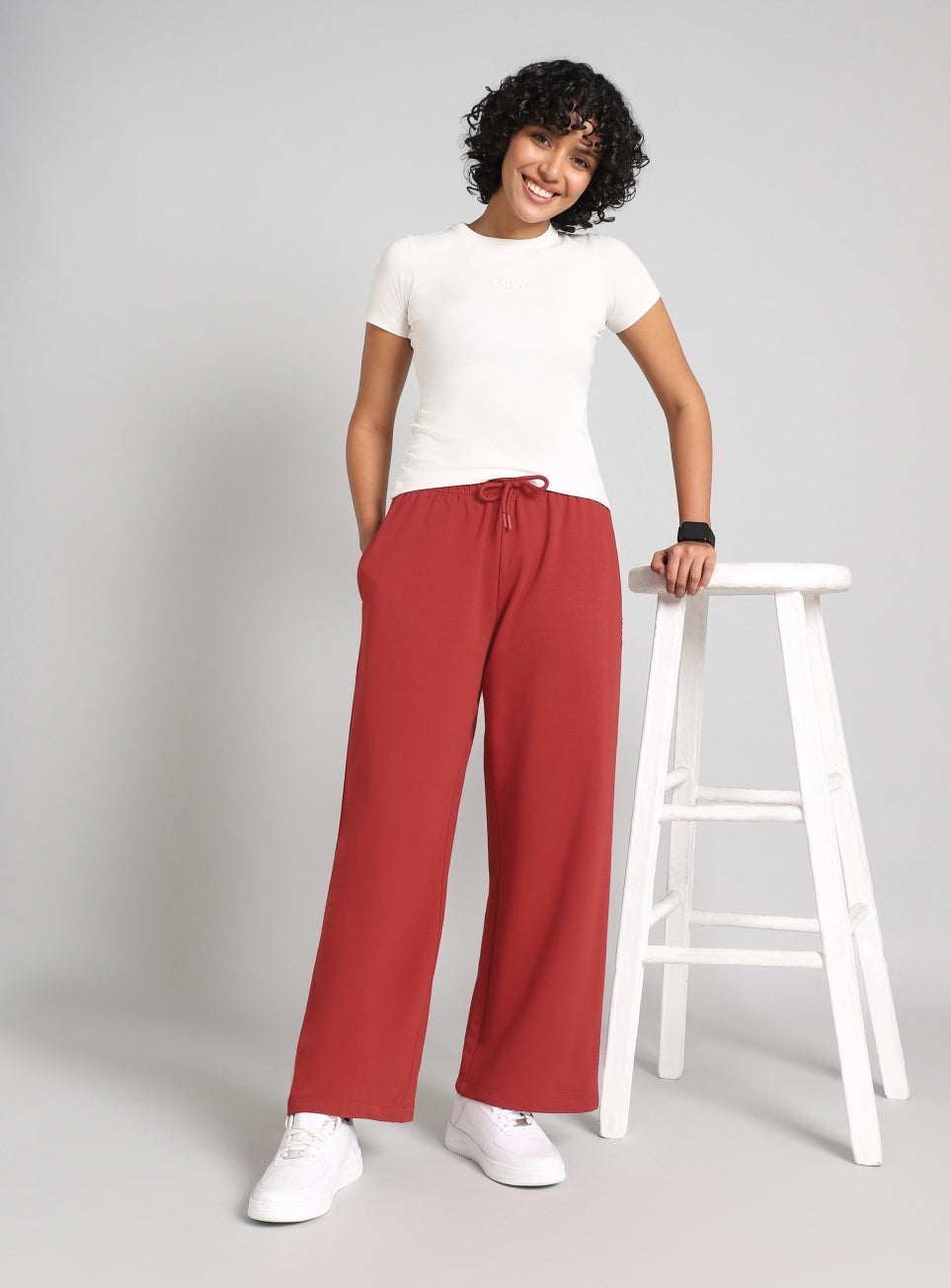 Women's Rust Soft Form Relaxed Fit Sweat Trackpants