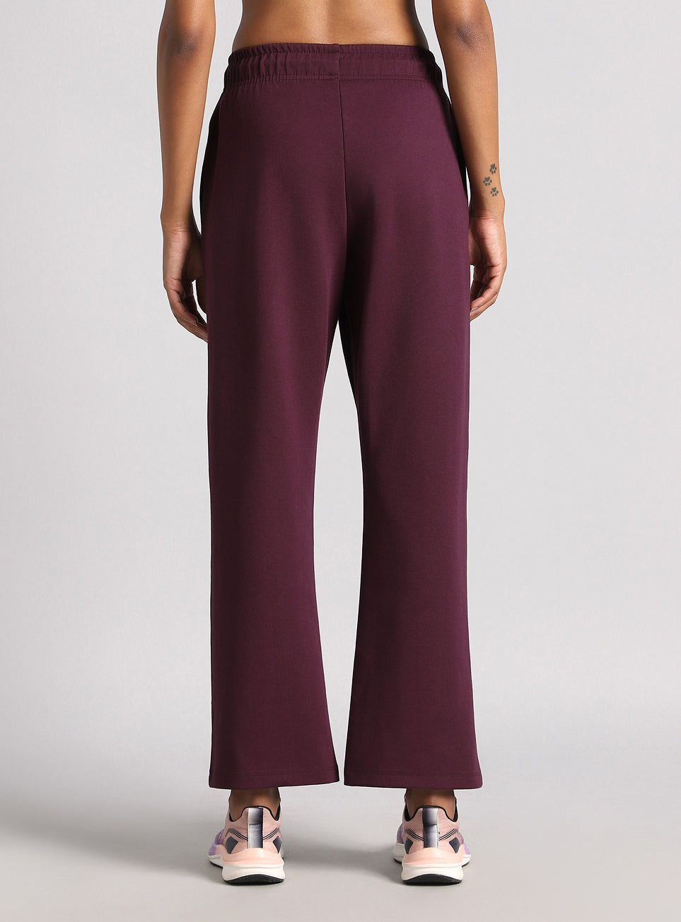 Women's Wine Ultra Luxe Classic Trackpants