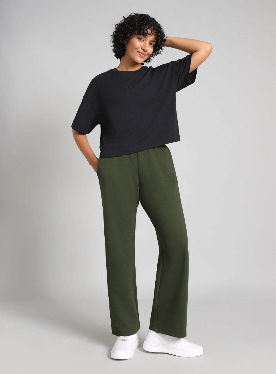 Women's Olive Ultra Luxe Classic Trackpants