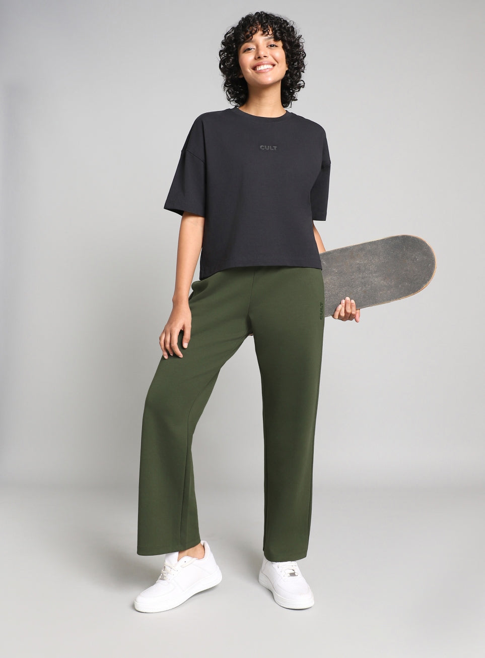Women's Olive Ultra Luxe Classic Trackpants
