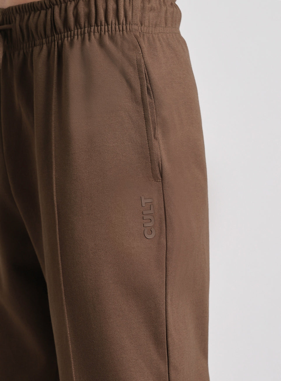 Men's Brown Ultra Luxe Tailored Trackpants